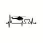 Preview: Sticker creativ Helicopter heartbeat life line
