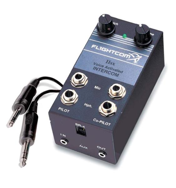 FLIGHTCOM IISX 2-PLACE PORTABLE INTERCOM