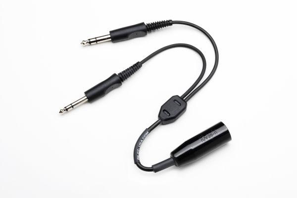 HELICOPTER HEADSET TO GA ADAPTER (PA-75)