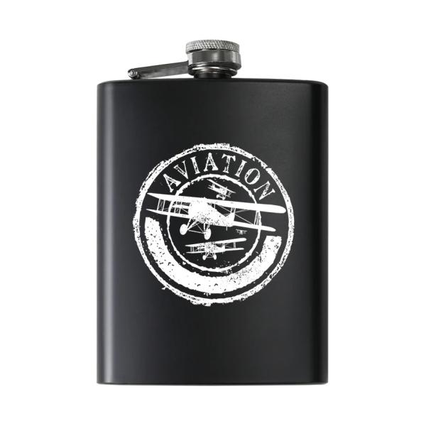 Aviation Lovers Designed Stainless Steel Hip Flasks 88ML