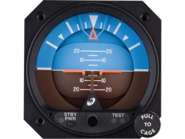 Mid-Continent Attitude Indicator Electric, 10-32VDC, Rotating roll dial