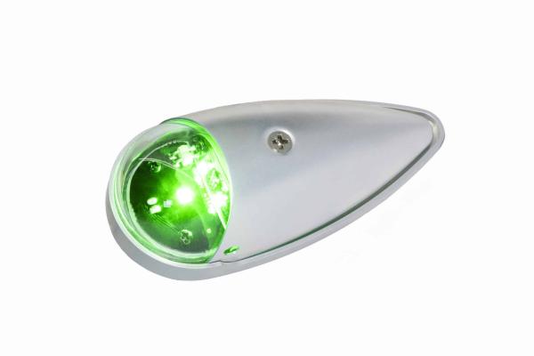 Whelen 01-0771105-03 LED Position Light, Green, 28V