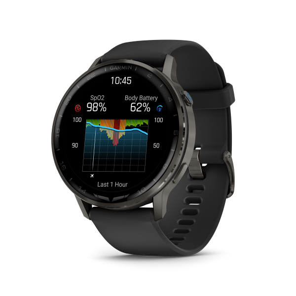 Garmin D2 Air X15, Slate with Black Silicone Band